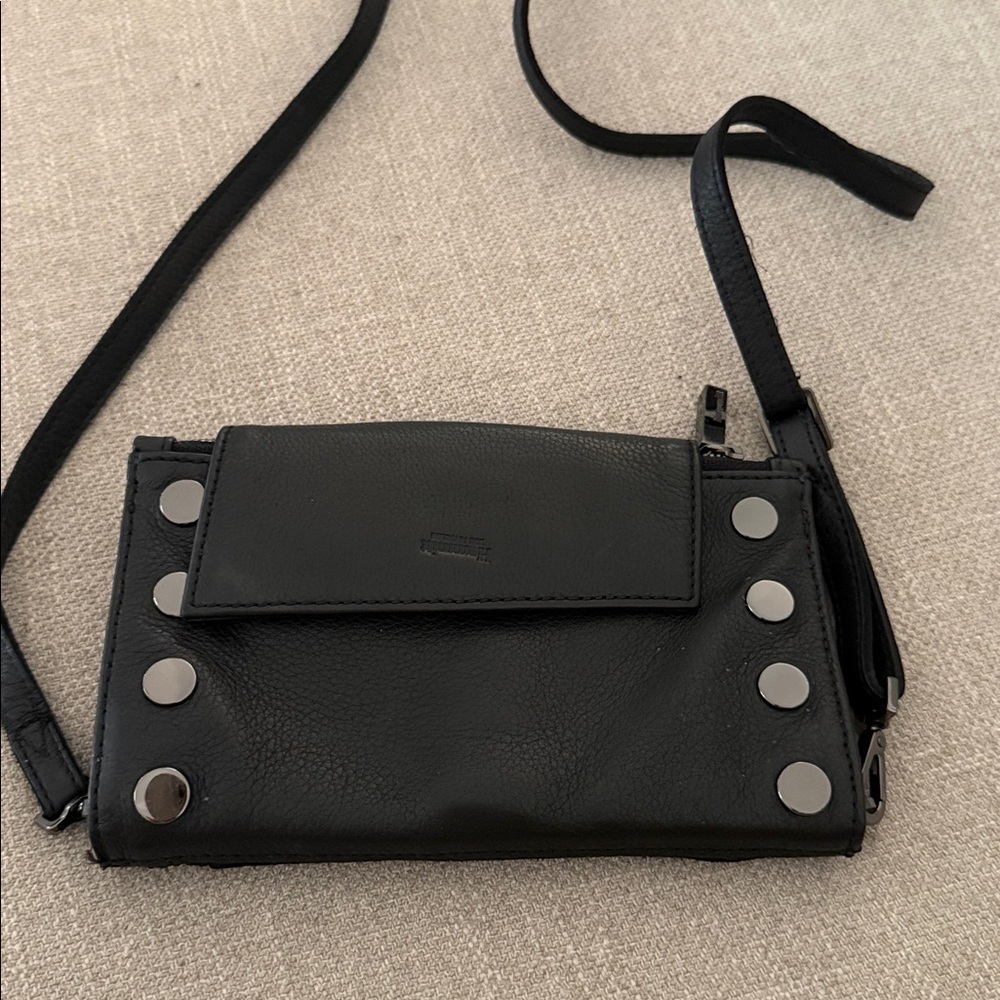 Hammitt Levy Black wallet clutch, gunmetal - Picture 10 of 10